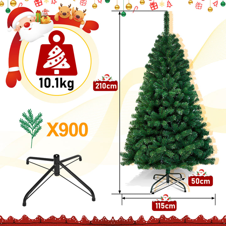 Sonnewelt Christbaum Künstlicher Weihnachtsbaum Grün/Weiß