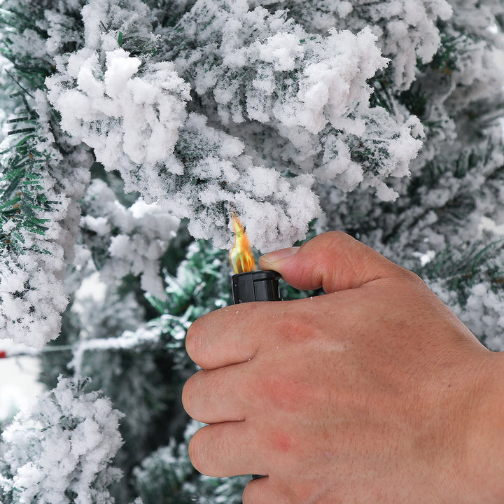 Sonnewelt Weihnachtsbaum Künstlich mit Schnee