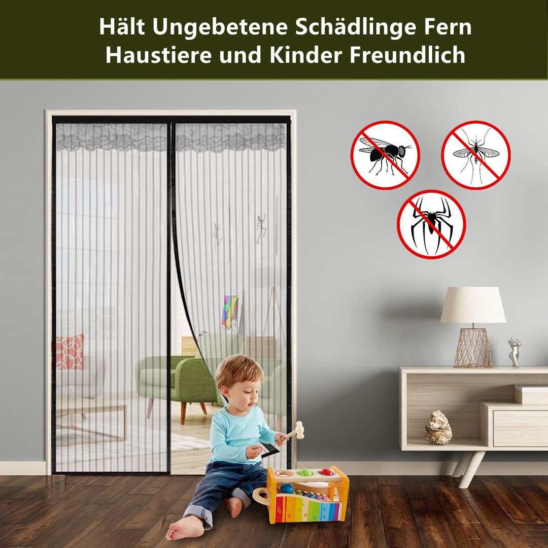 Sonnewelt Magnet Fliegengitter Tür Insektenschutz