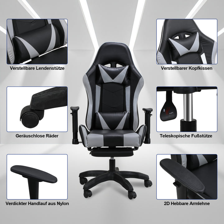 Sonnewelt Gaming Stuhl Bürostuhl Computerstuhl