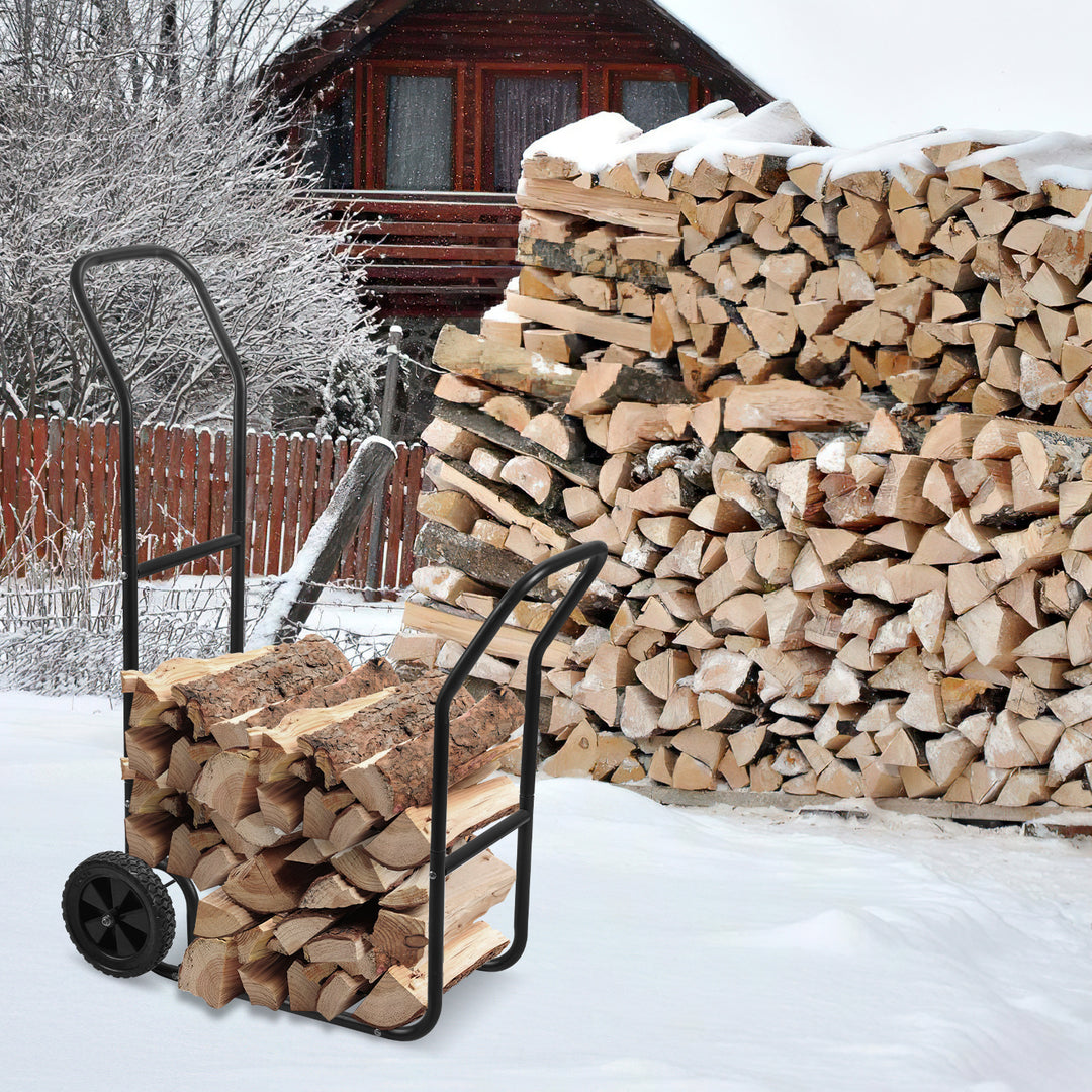 Sonnewelt Kaminholzwagen Holzwagen Brennholzwagen