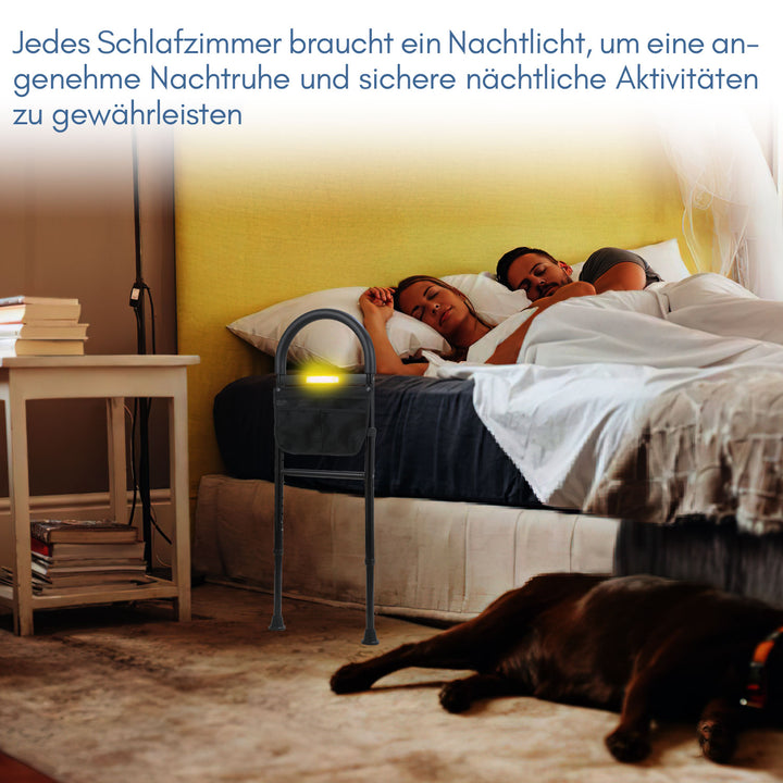 Sonnewelt Aufstehhilfe Bett mit Unterstützung Beine und Lagerung Tasche