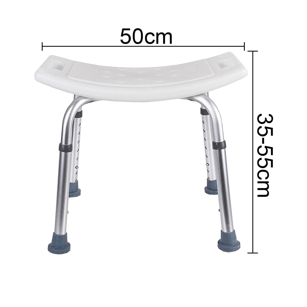 Sonnewelt Duschhocker Duschstuhl höhenverstellbar Aluminium