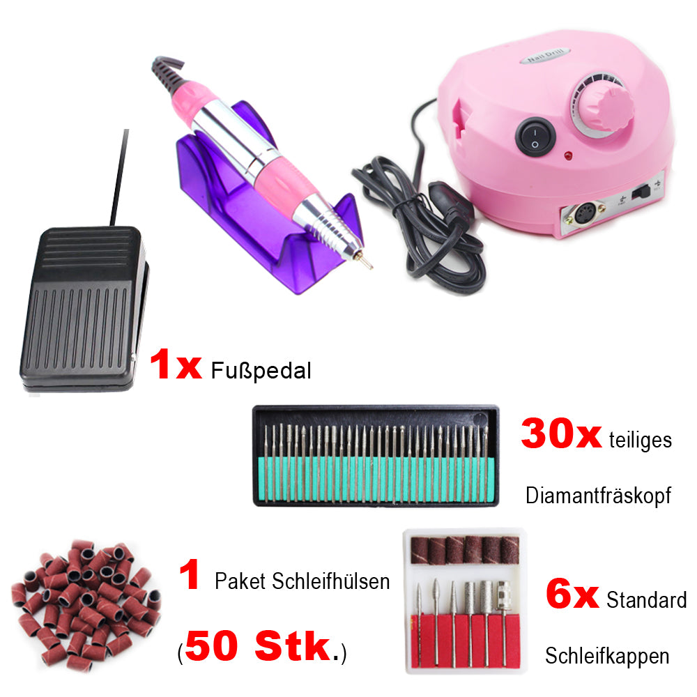 Sonnewelt Elektrische Nagelfräser Maniküre 30000U/min