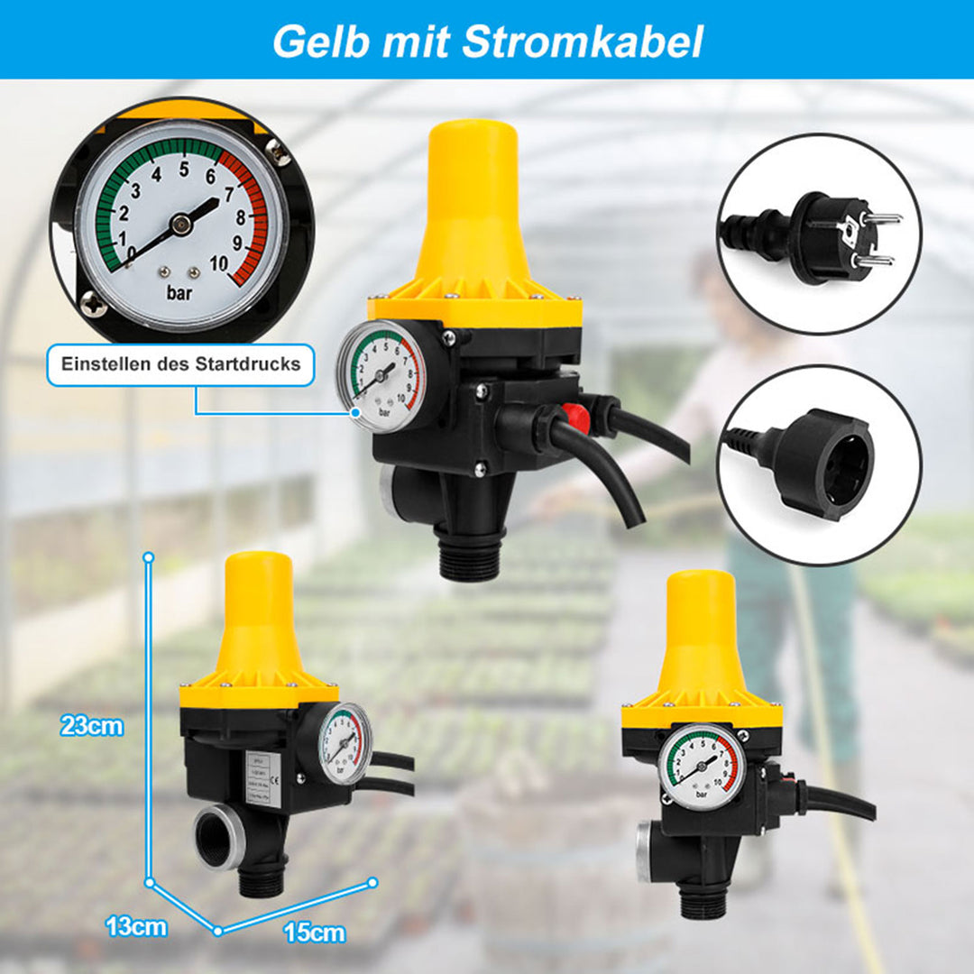 Sonnewelt Pumpenschalter Druckschalter 10 bar