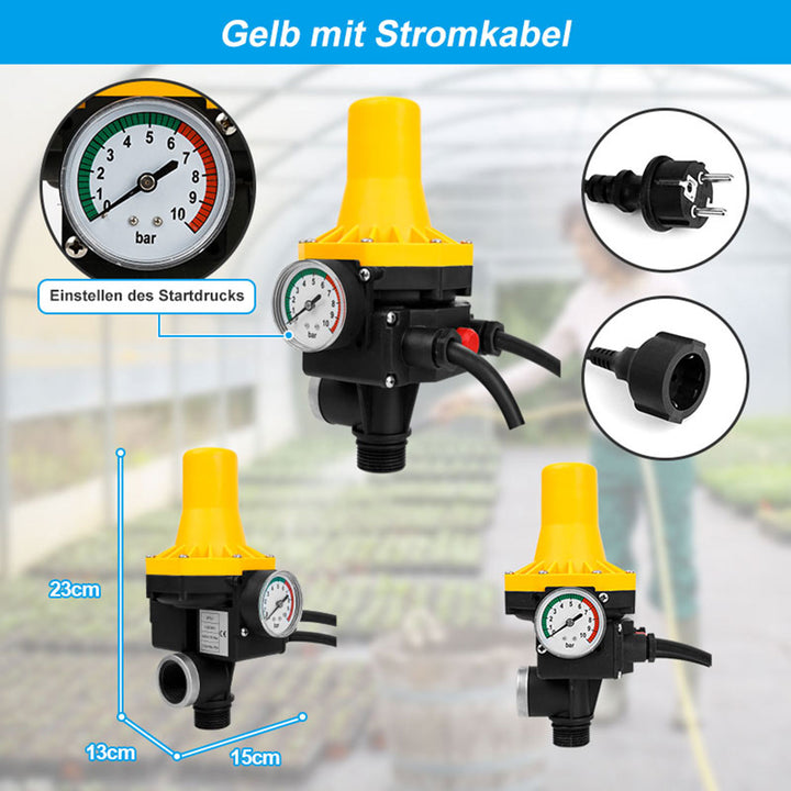 Sonnewelt Pumpenschalter Druckschalter 10 bar