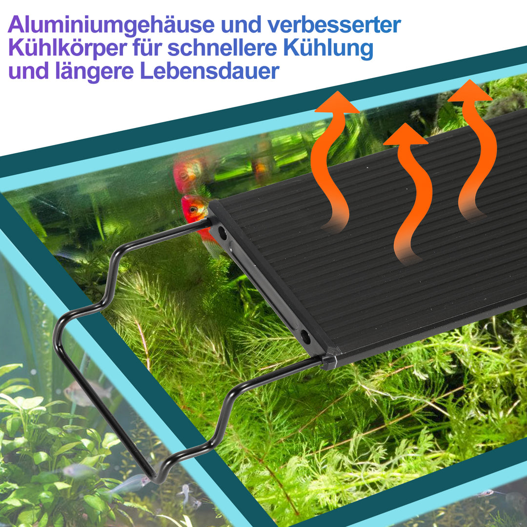 Sonnewelt LED Aquarium Beleuchtung Weiß Blau Licht