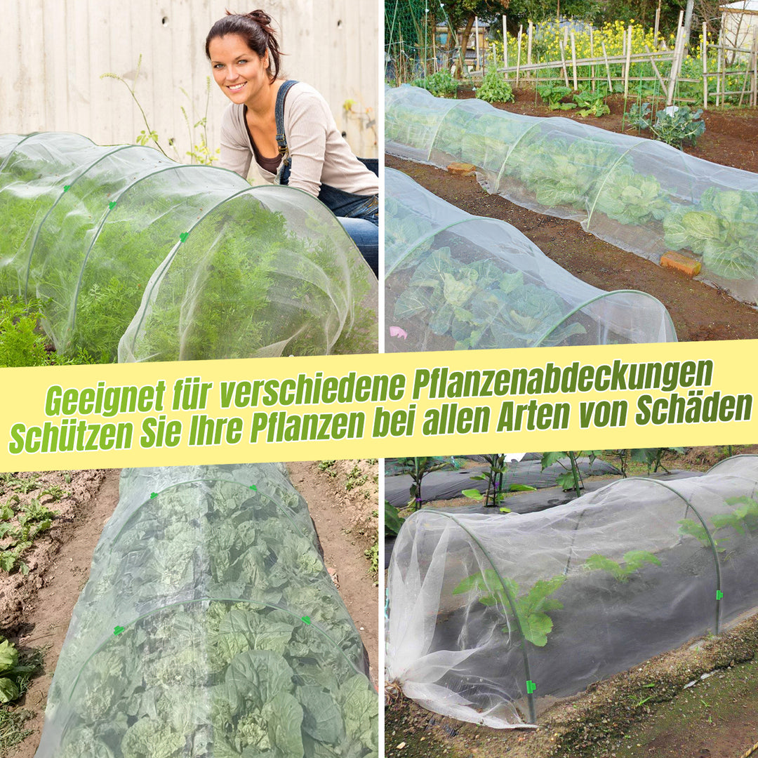 Sonnewelt Garteninsektennetz Pflanzenschutznetz 3x9m/3x10m