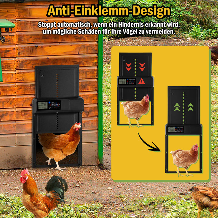 Sonnewelt Hühnerklappe Automatische Zeitschaltuhr