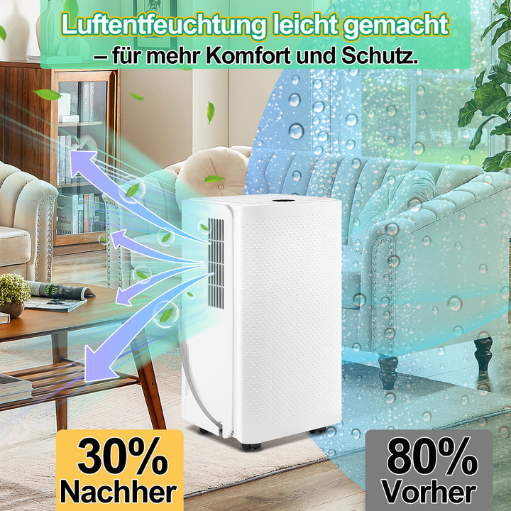 Sonnewelt Luftentfeuchter 16L mit Timerfunktion, Wäschetrockungsfunktion, Abtaufunktion