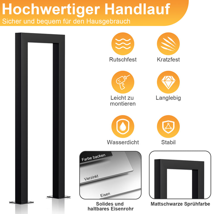 Sonnewelt Treppengeländer U-förmige Handlauf
