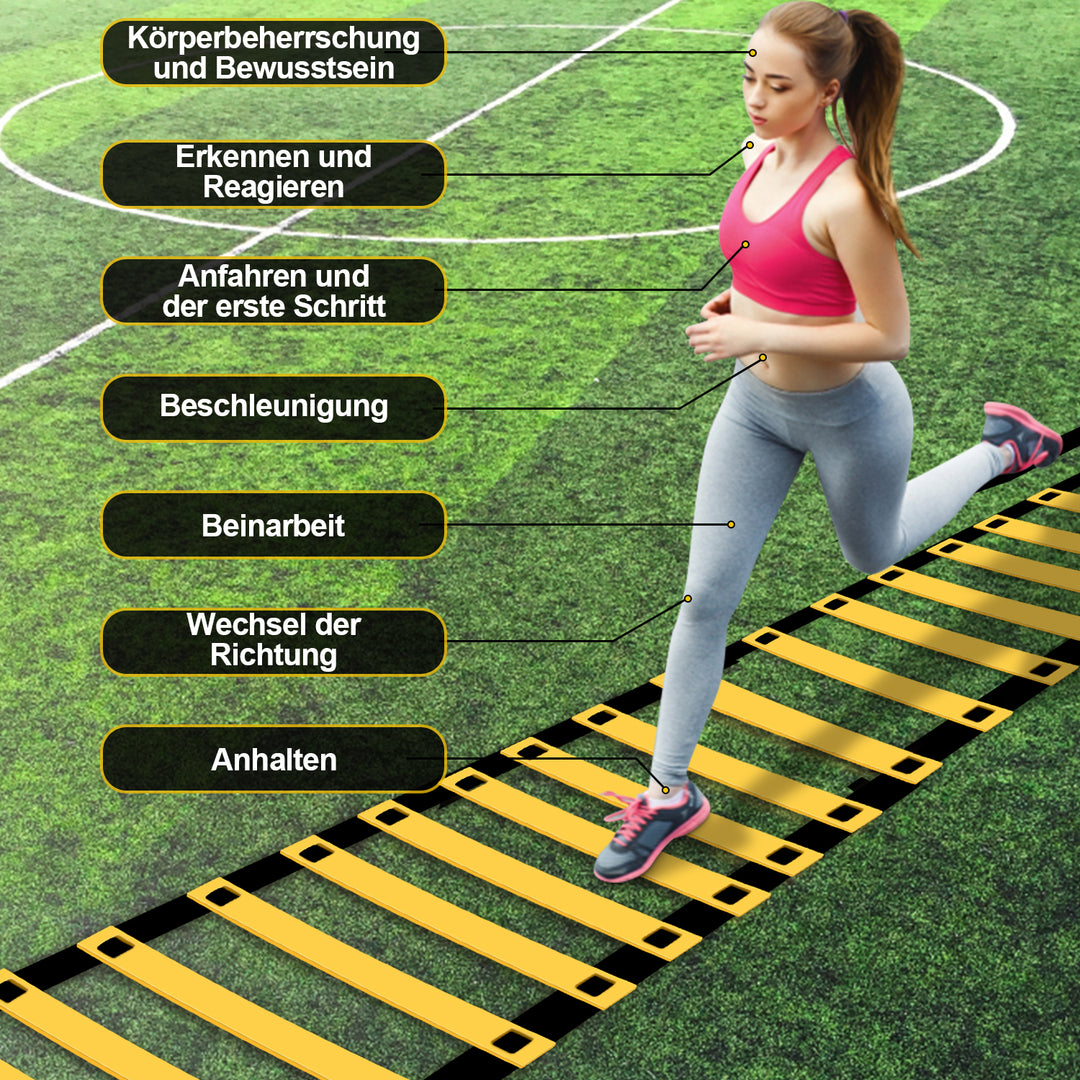 Sonnewelt Koordinationsleiter Trainingszubehör Speed & Agility Training