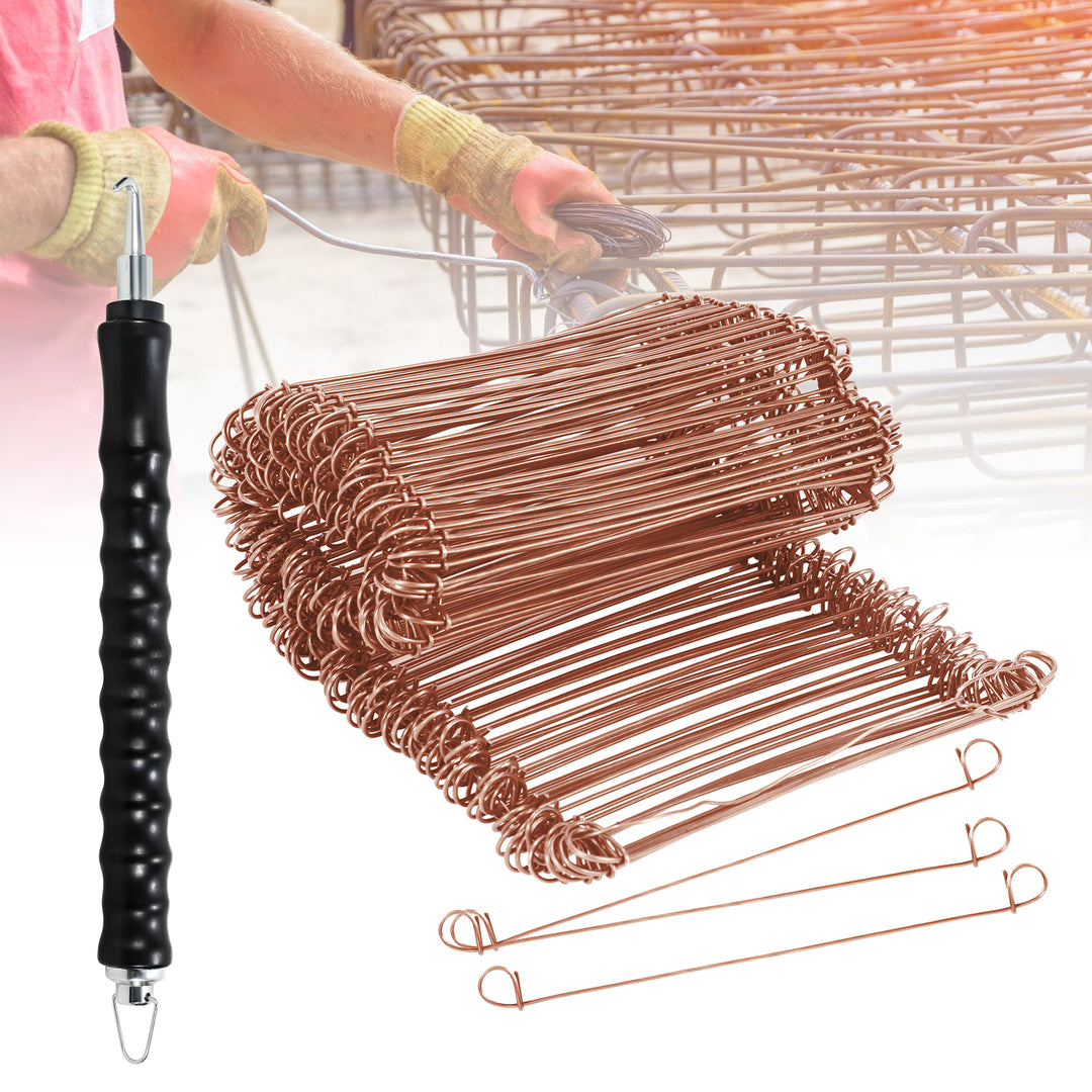 Sonnewelt Rödeldraht Ø1,0 x 100 mm/140mm Betonbindedraht 1000 Stk