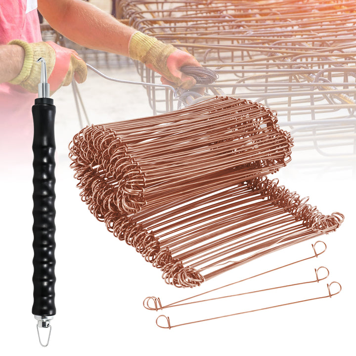 Sonnewelt Rödeldraht Ø1,0 x 100 mm/140mm Betonbindedraht 1000 Stk