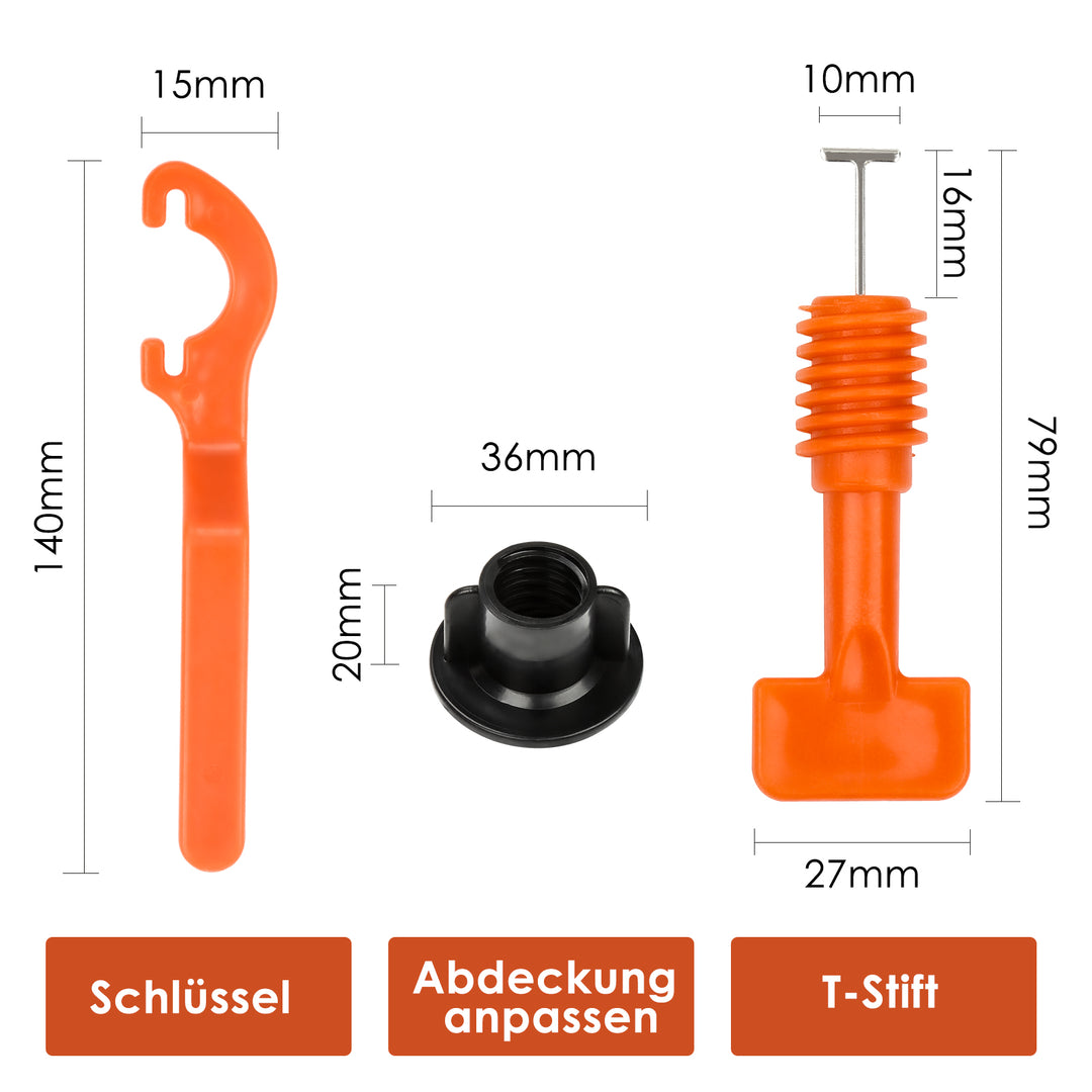 Sonnewelt 110/220Stück  Nivelliersystem Fliesen Verlege