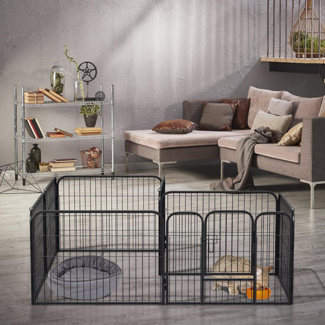 Sonnewelt Welpenlaufstall 8-teilig 60cm hoch Faltbar
