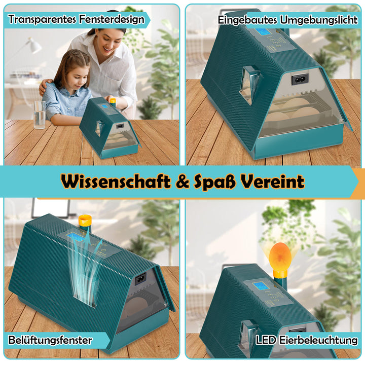 Sonnewelt Brutmaschine Inkubator automatik fur 10 Hühnereier