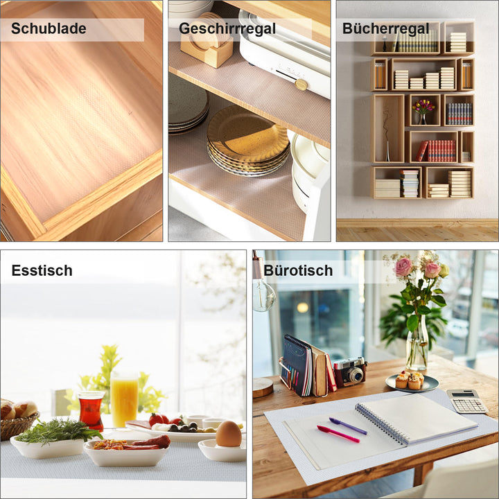 Sonnewelt Schubladenmatte Folie Antirutschmatte 500cm