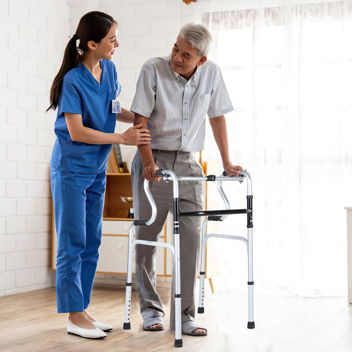 Sonnewelt Gehhilfe Leicht Rollator aus Aluminium bis 180 kg