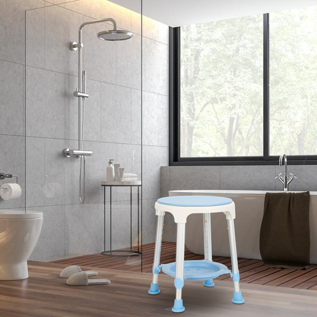Sonnewelt Duschhocker 360°Drehbarer mit Paletten