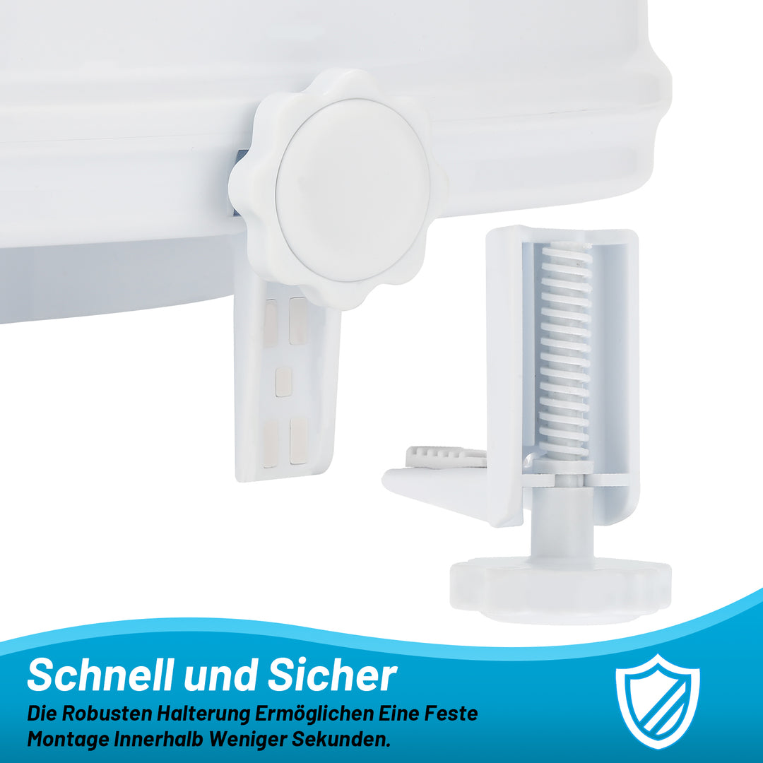 Sonnewelt Toilettensitzerhöhung 10 cm mit Deckel