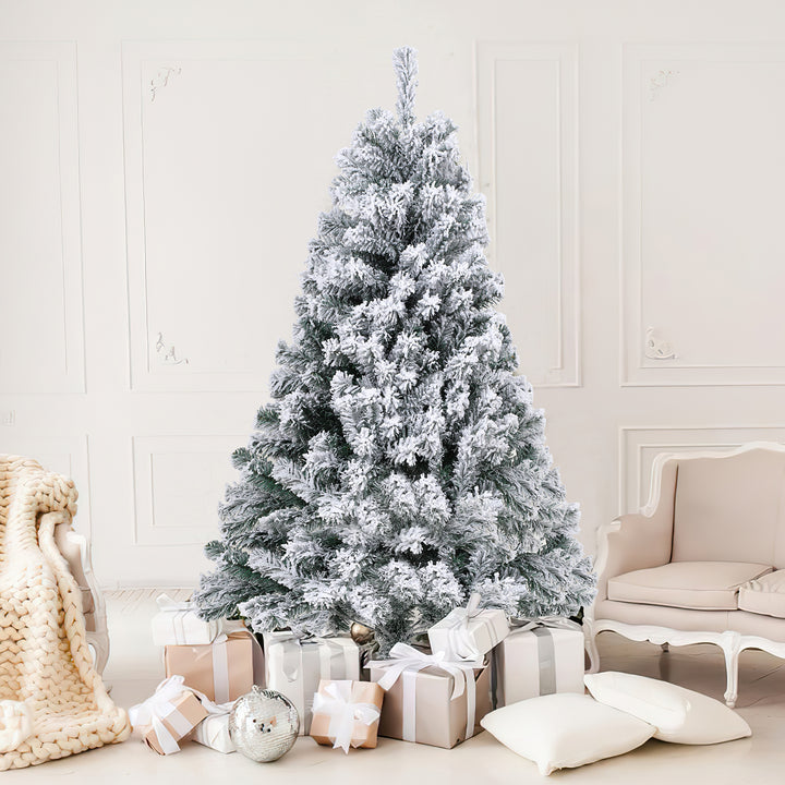 Sonnewelt Weihnachtsbaum Künstlich mit Schnee