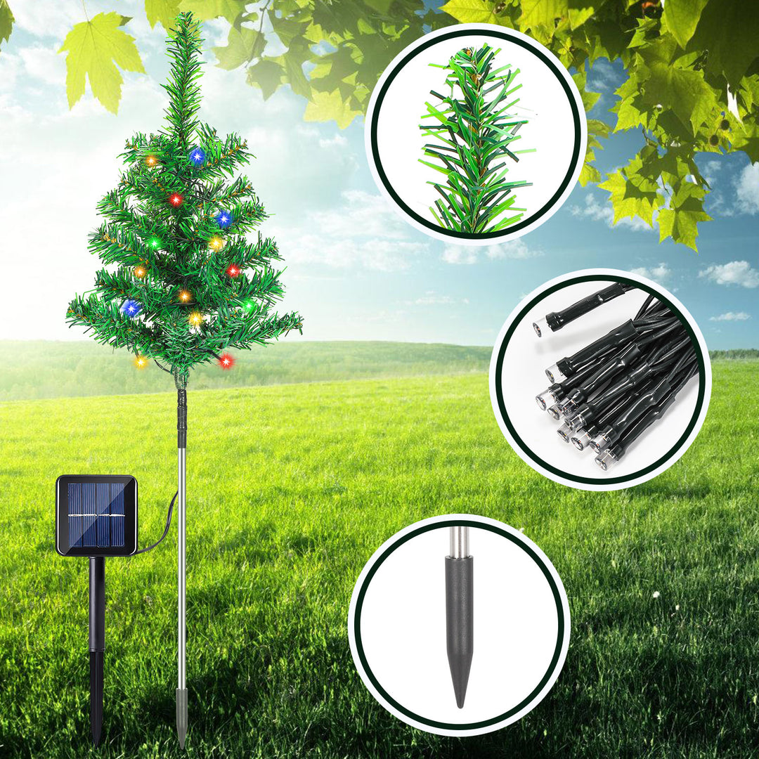 Sonnewelt LED Solar Weihnachtsbaum Weihnachtsdeko 4/8 PCS