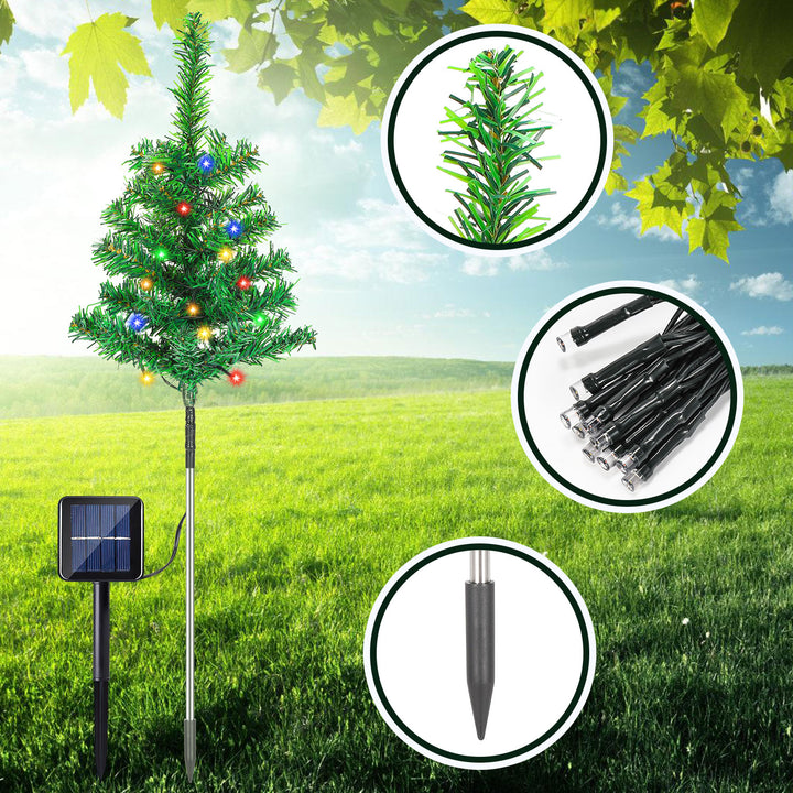 Sonnewelt LED Solar Weihnachtsbaum Weihnachtsdeko 4/8 PCS