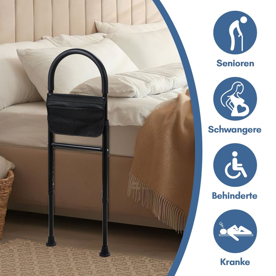 Sonnewelt Aufstehhilfe Bett mit Unterstützung Beine und Lagerung Tasche