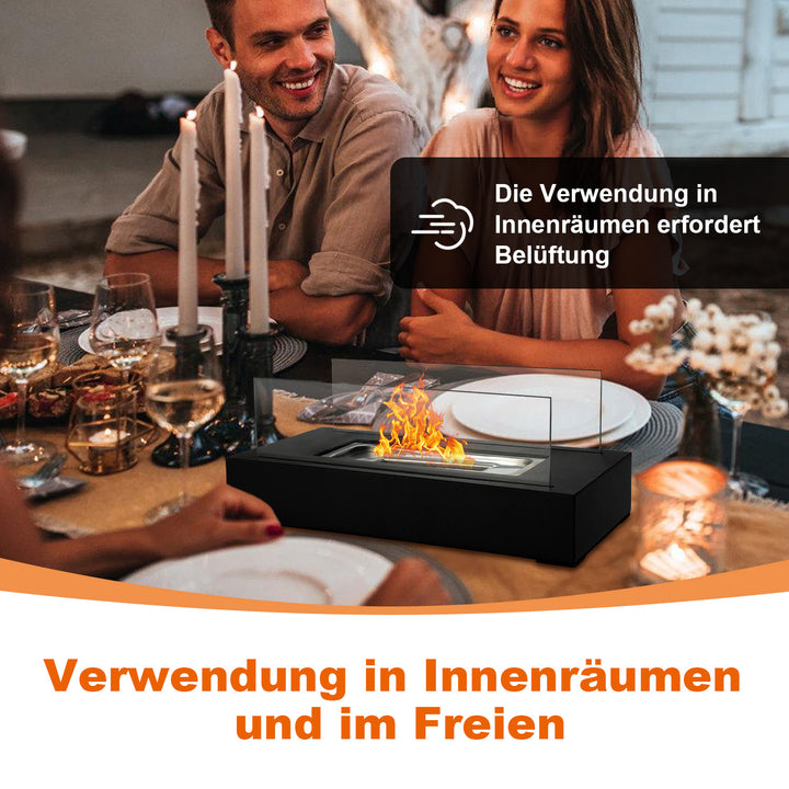 Sonnewelt Tischkamin Bio Ethanol Kamin 170ml