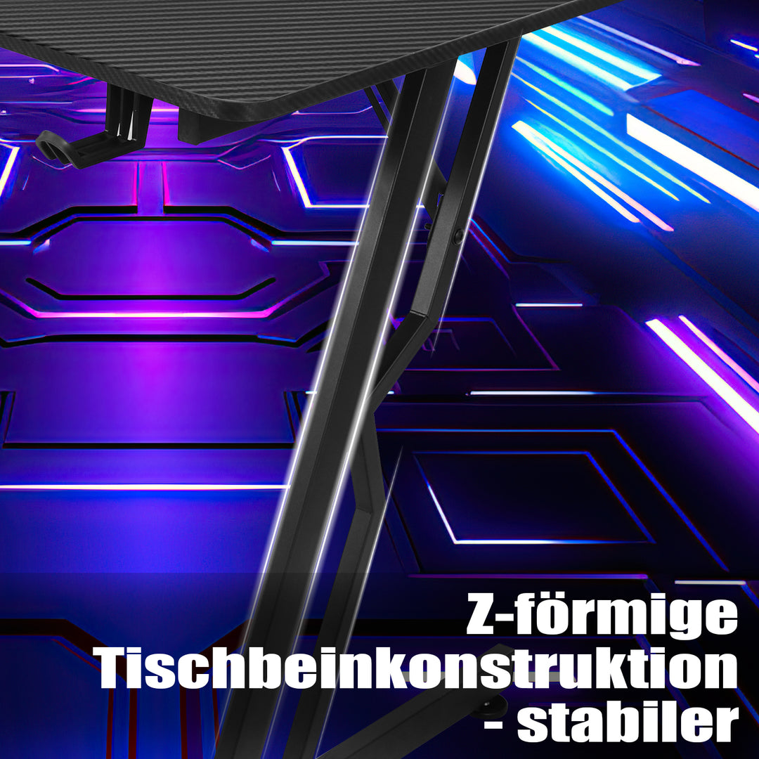 Sonnewelt Gaming Schreibtisch Gaming Tisch 120/140cm