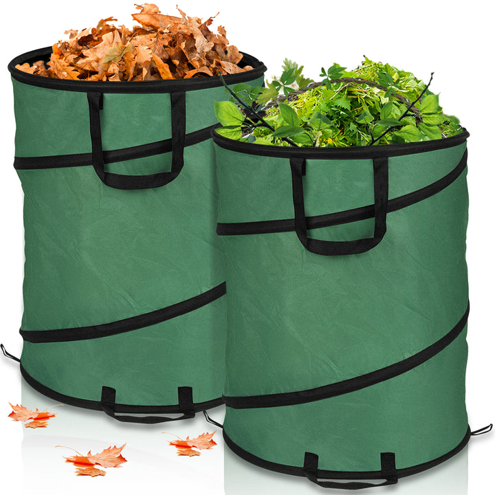 Sonnewelt Gartensack Pop Up Gartenabfallsack 170L mit Griffen