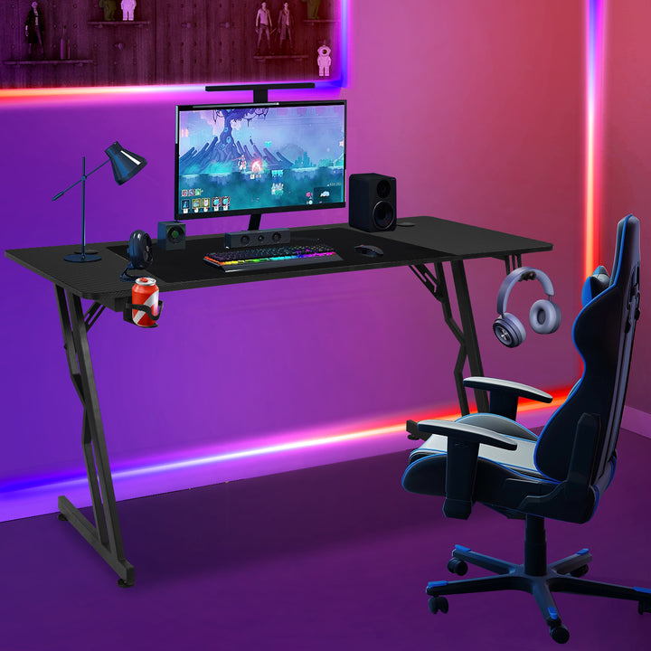 Sonnewelt Gaming Schreibtisch Gaming Tisch 120/140cm
