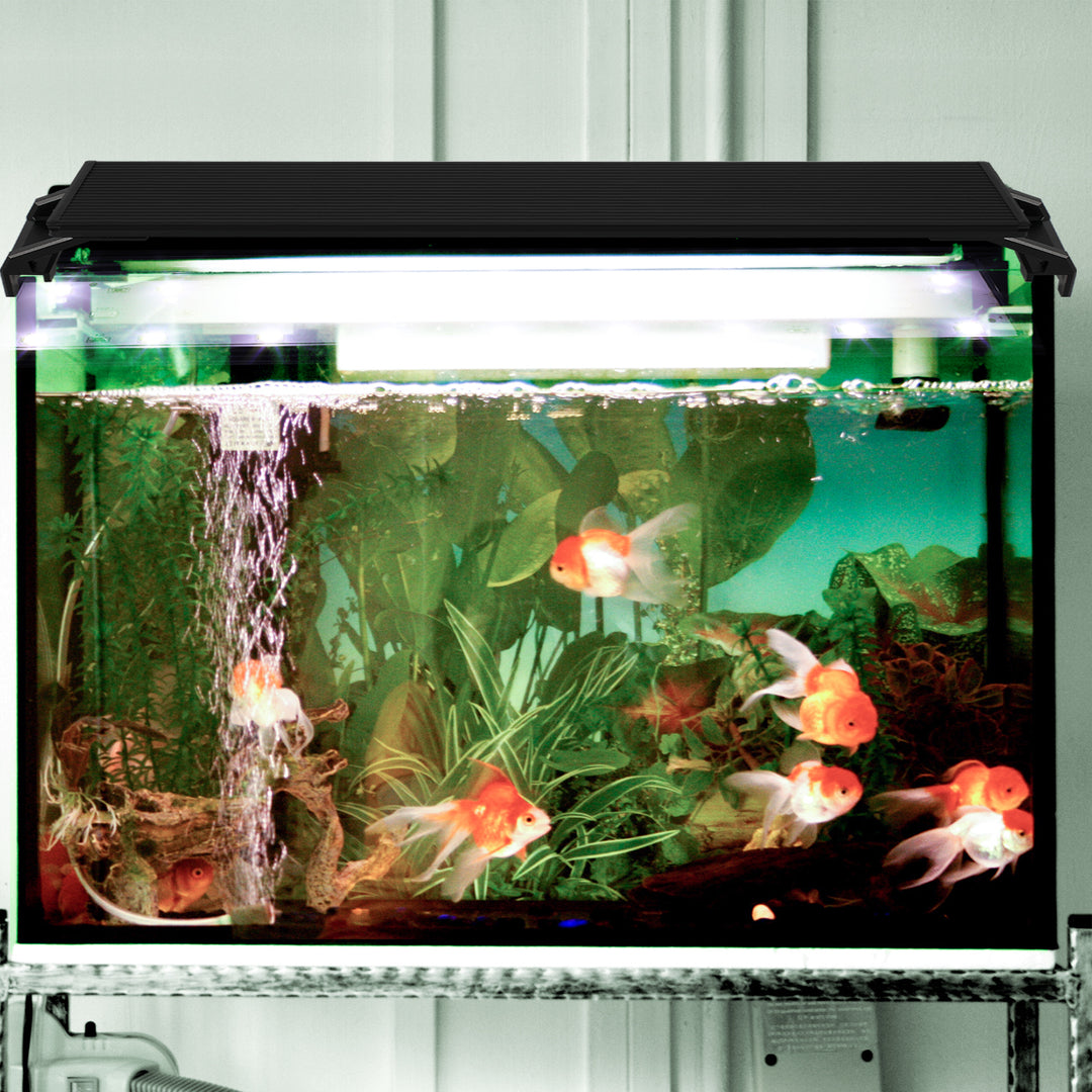 Sonnewelt LED Aquarium Beleuchtung Weiß Blau Licht
