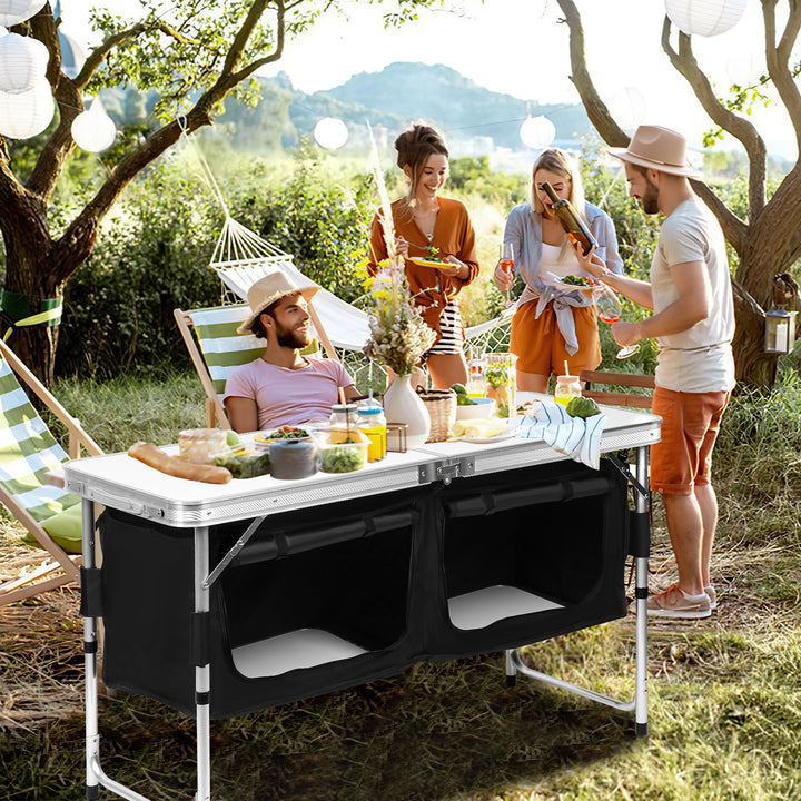 Sonnewelt Campingküche Faltbar 2 Fächer