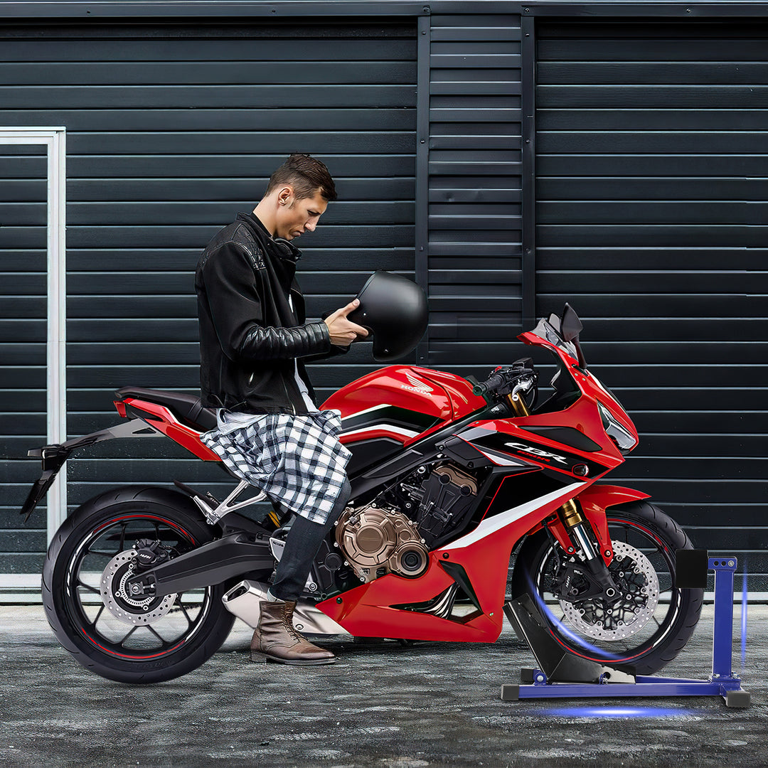 Sonnewelt Motorrad Montageständer Vorderradklemme für 17-21 Zoll Reifen