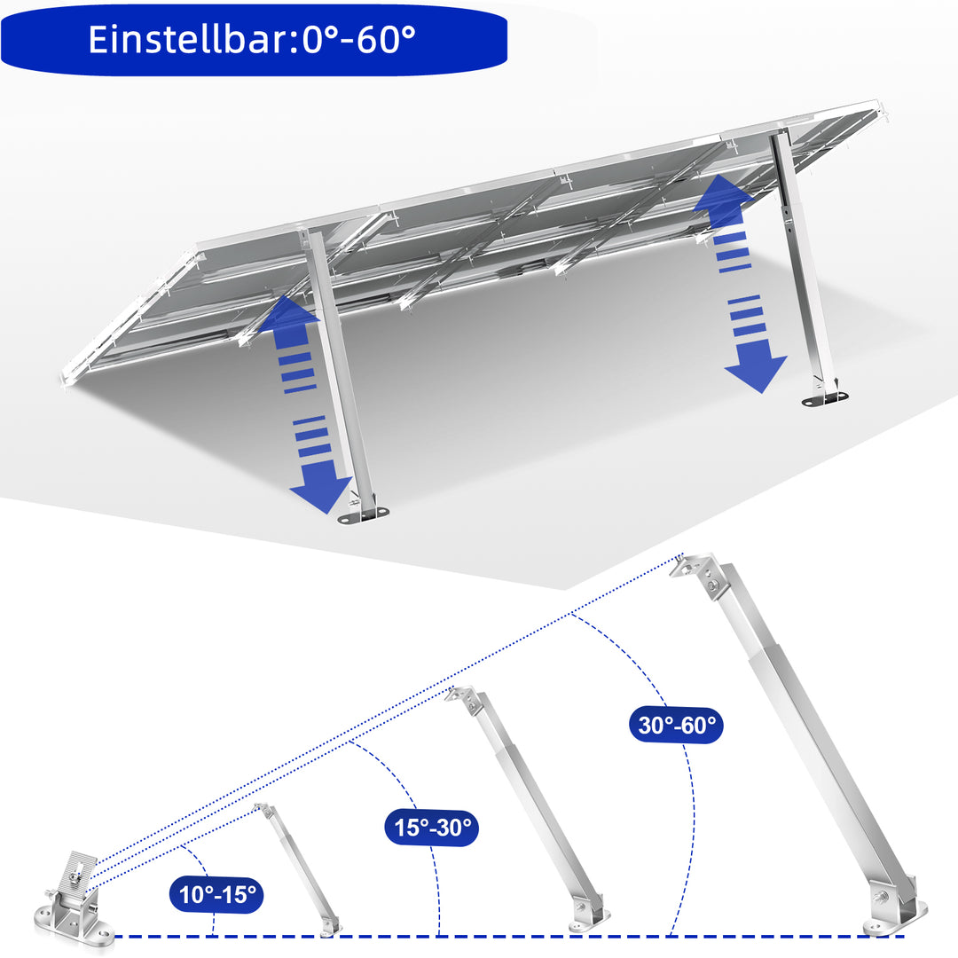 Sonnewelt Solarpanel Halterung 0-60° 1 Paar