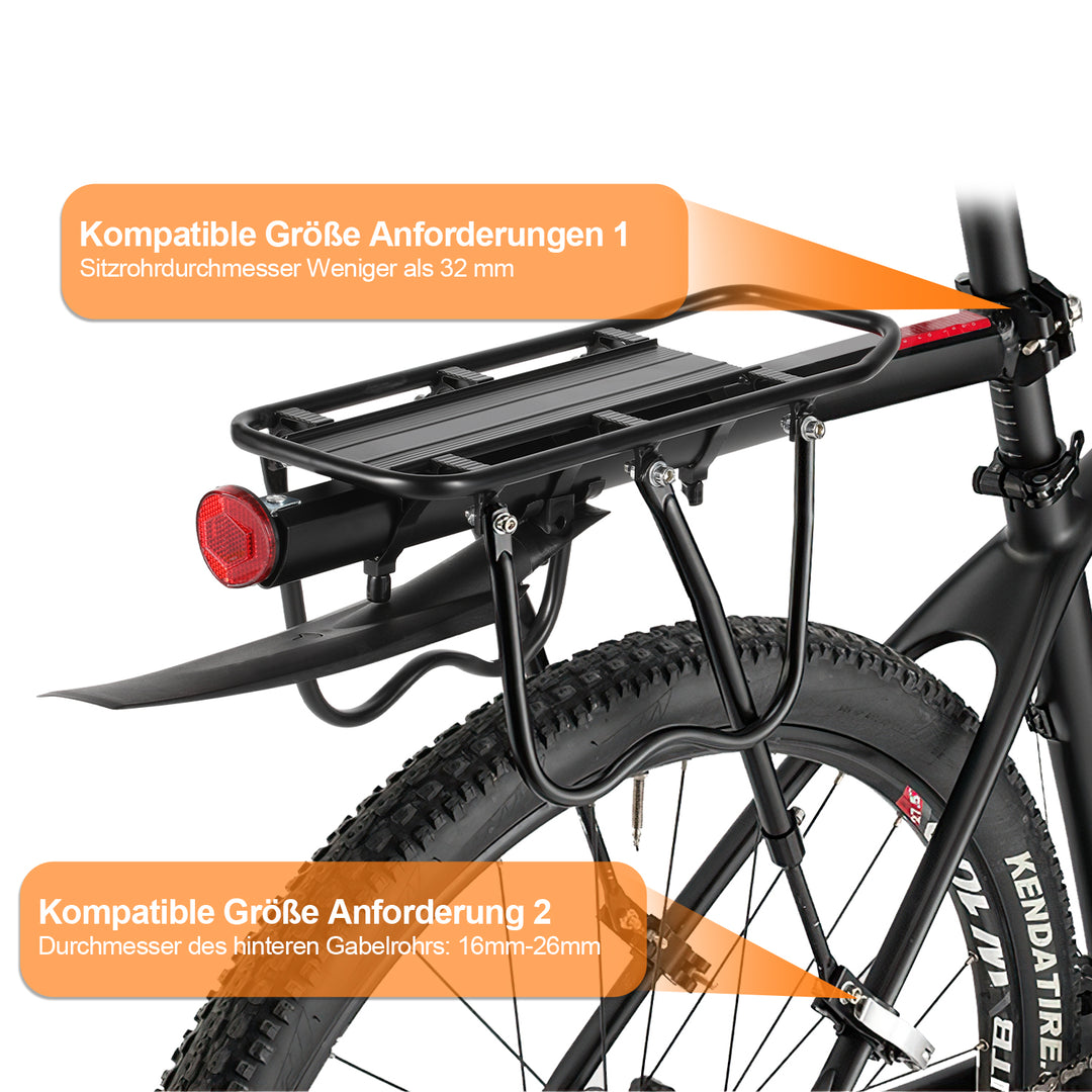 Sonnewelt Fahrrad Gepäckträger Universal für 24-29 Zoll