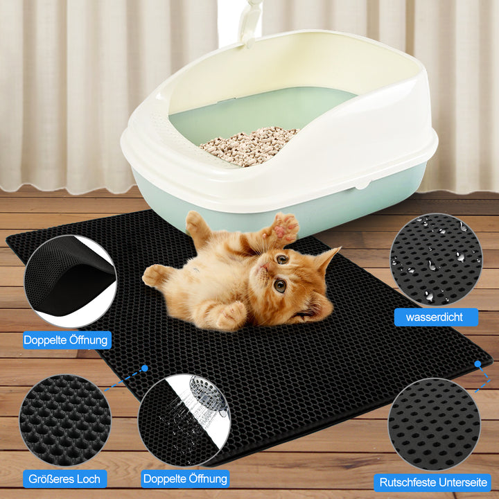 Sonnewelt Katzenstreu Matte 79 x 60cm
