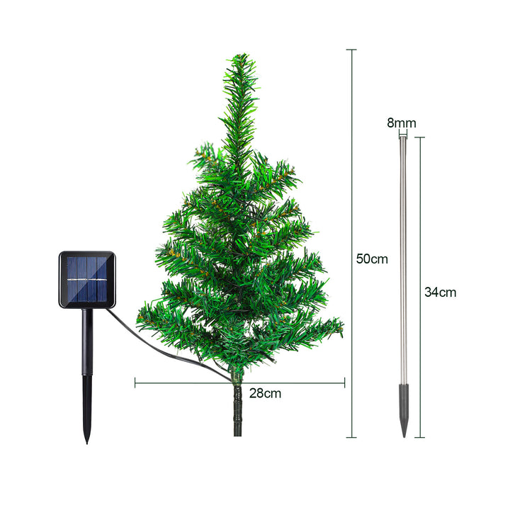 Sonnewelt LED Solar Weihnachtsbaum Weihnachtsdeko 4/8 PCS