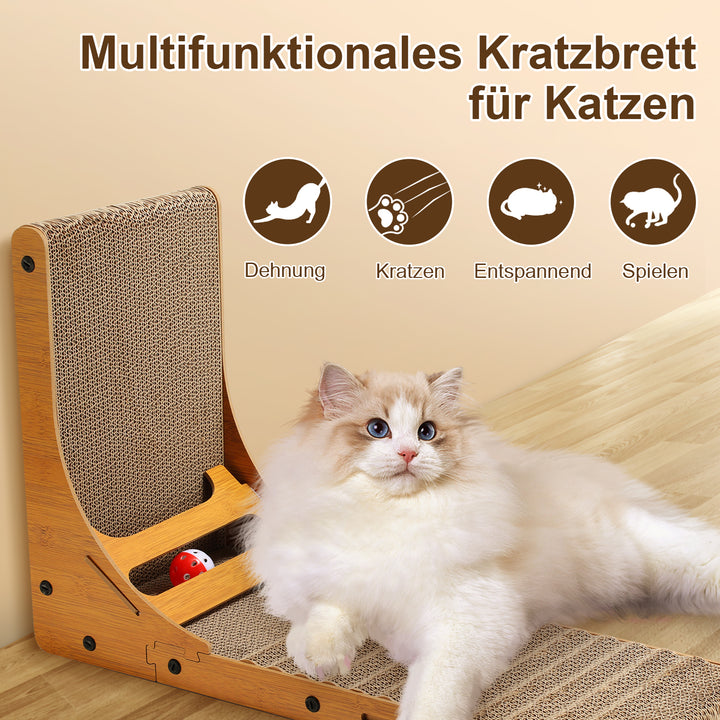 Sonnewelt Katzen Kratzbrett L förmig Kratzpappe