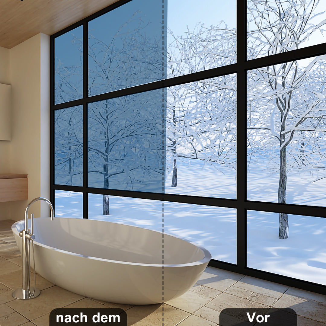 Sonnewelt Fensterfolie Sichtschutzfolie Selbstklebend