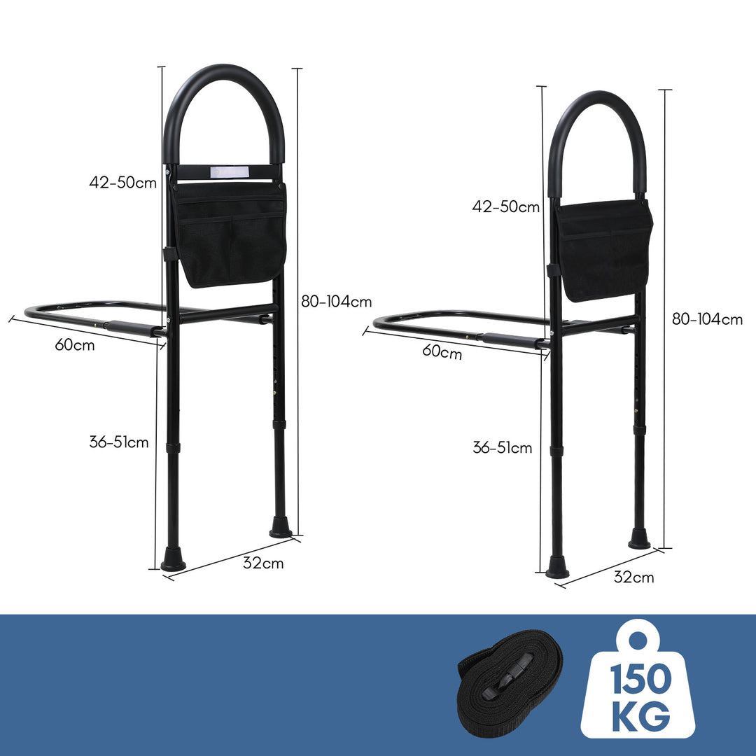 Sonnewelt Aufstehhilfe Bett mit Unterstützung Beine und Lagerung Tasche