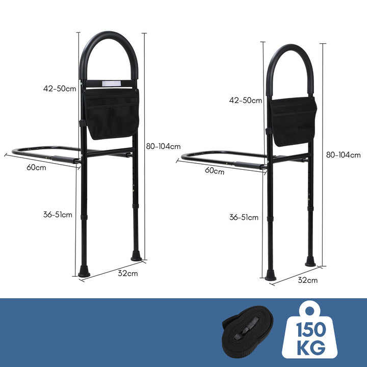Sonnewelt Aufstehhilfe Bett mit Unterstützung Beine und Lagerung Tasche