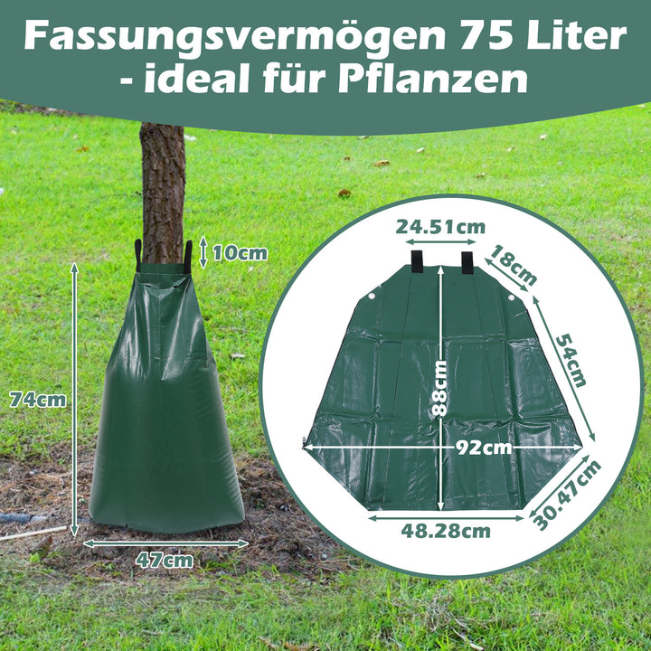 Sonnewelt Bewässerungsbeutel 75L 5/10 Stück