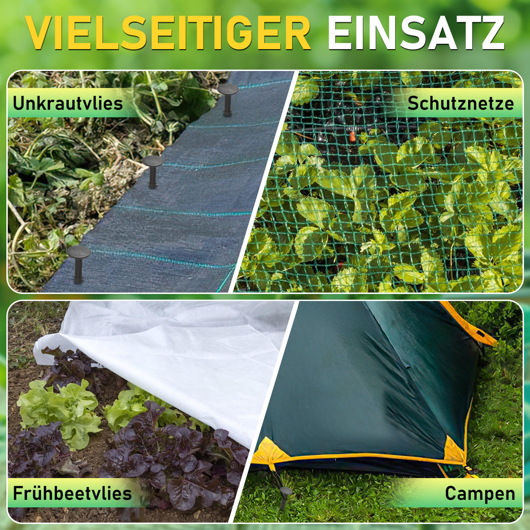Sonnewelt Erdanker Bodenanker aus PP 200 Stück