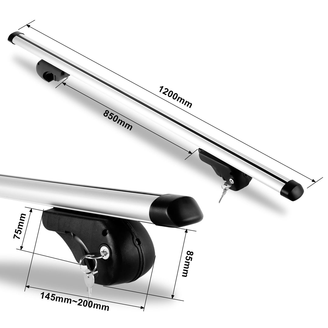 Sonnewelt Dachträger Dachgepäckträger Universal Alu 150kg