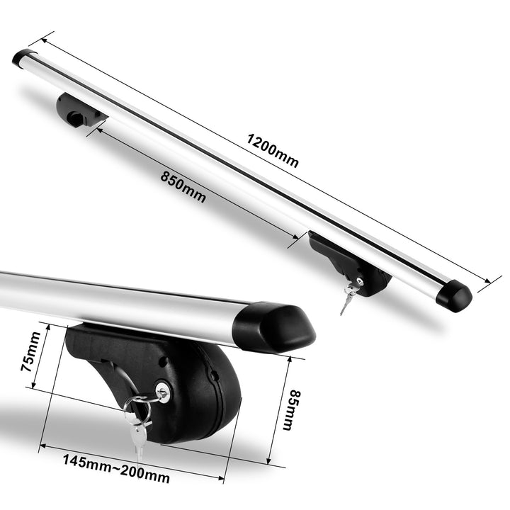 Sonnewelt Dachträger Dachgepäckträger Universal Alu 150kg