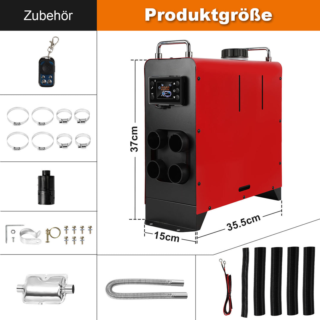Sonnewelt 12V 8KW Dieselheizung Standheizung Luft Auto mit Bluetooth APP