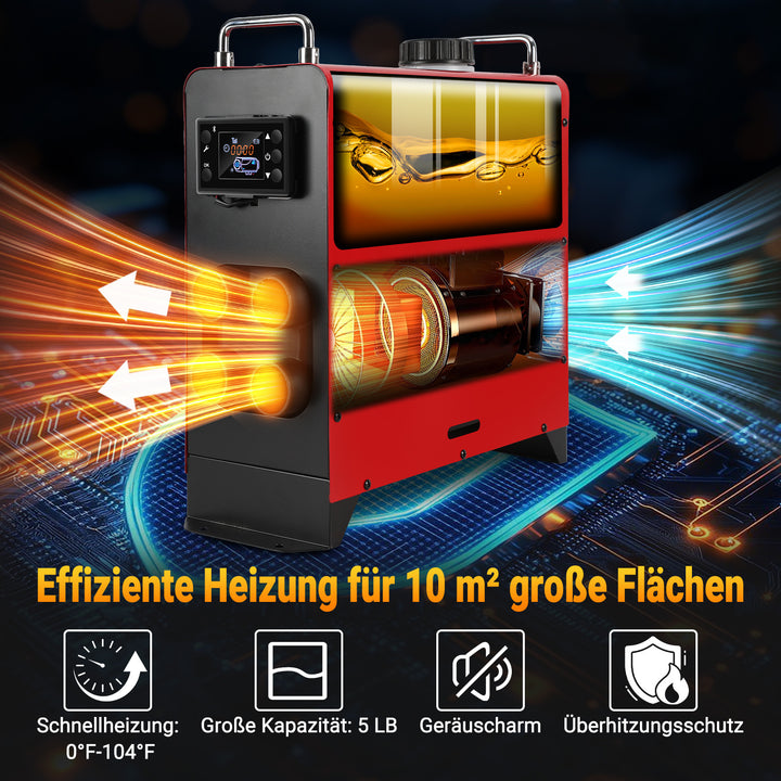 Sonnewelt 12V 8KW Dieselheizung Standheizung Luft Auto mit Bluetooth APP